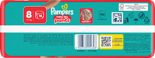 Baby Pants Gr. 8 XL (17+ kg), 16 St