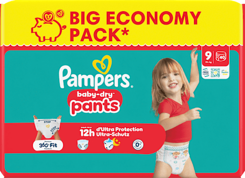 Baby Pants Gr. 9 XL (19+ kg) Big Pack, 40 St