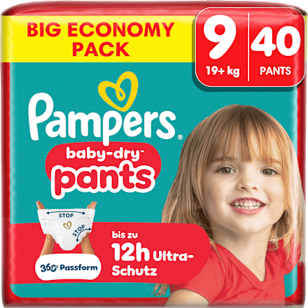 Baby Pants Gr. 9 XL (19+ kg) Big Pack, 40 St