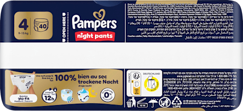 Baby Pants night Gr. 4 (9-15 kg), 40 St