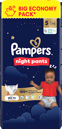 Baby Pants Night Gr. 5 (11-17 kg) Big Pack, 50 St
