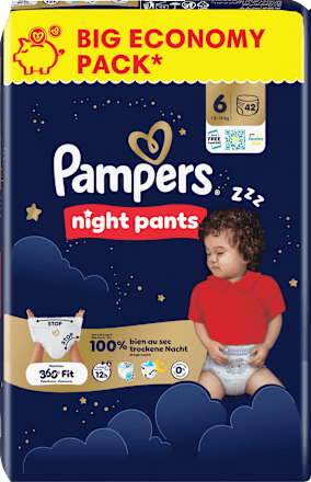 Baby Pants night Gr. 6 (13-19 kg) Big Pack, 42 St