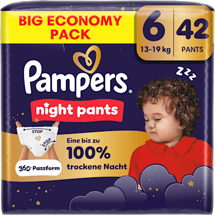 Baby Pants night Gr. 6 (13-19 kg) Big Pack, 42 St