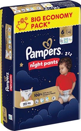 Baby Pants night Gr. 6 (13-19 kg) Big Pack, 42 St