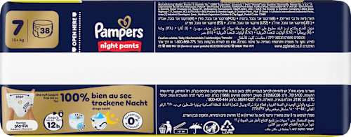 Baby Pants Night Gr. 7 (15+ kg) Big Pack, 38 St