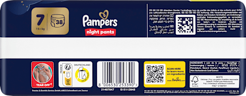 Baby Pants Night Gr. 7 (15+ kg) Big Pack, 38 St