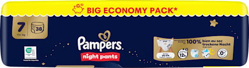 Baby Pants Night Gr. 7 (15+ kg) Big Pack, 38 St