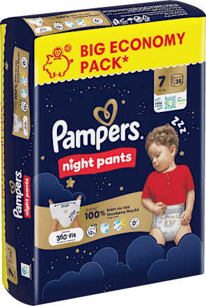 Baby Pants Night Gr. 7 (15+ kg) Big Pack, 38 St