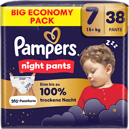 Baby Pants Night Gr. 7 (15+ kg) Big Pack, 38 St