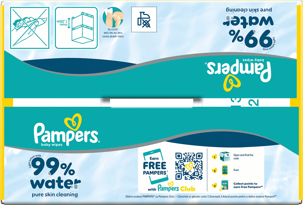 Feuchttücher 99 % Wasser (9x60 St), 540 St