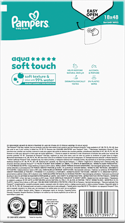Feuchttücher aqua soft touch (18x48 St), 864 St