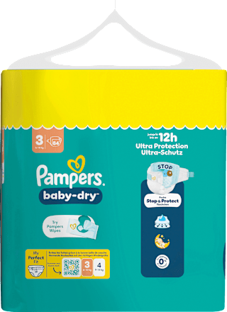 Windeln Baby Dry Gr. 3 (6-10 kg) Big Pack, 84 St