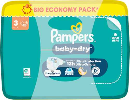 Windeln Baby Dry Gr. 3 (6-10 kg) Big Pack, 84 St