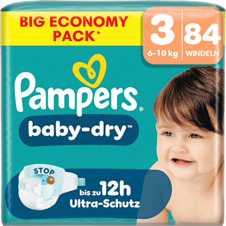 Windeln Baby Dry Gr. 3 (6-10 kg) Big Pack, 84 St