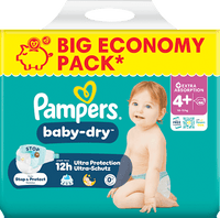 Windeln Baby Dry Gr. 4+ (10-15 kg) Big Pack, 66 St