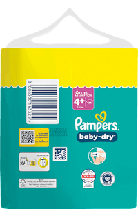 Windeln Baby Dry Gr. 4+ (10-15 kg) Big Pack, 66 St
