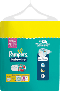 Windeln Baby Dry Gr. 4+ (10-15 kg) Big Pack, 66 St