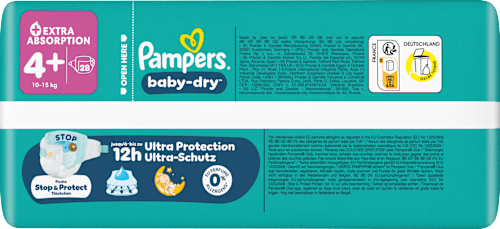 Windeln Baby Dry Gr. 4+ (10-15 kg), 28 St