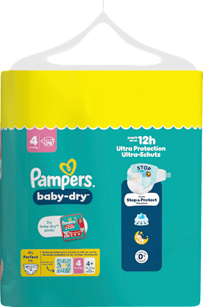 Windeln baby-dry Gr. 4 (9-14 kg) Big Economy Pack, 78 St
