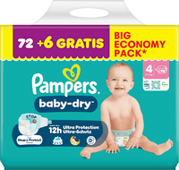 Windeln baby-dry Gr. 4 (9-14 kg) Big Economy Pack, 78 St