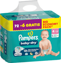 Windeln baby-dry Gr. 4 (9-14 kg) Big Economy Pack, 78 St
