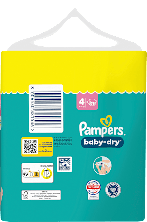 Windeln baby-dry Gr. 4 (9-14 kg) Big Economy Pack, 78 St