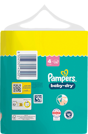 Windeln Baby Dry Gr. 4 (9-14 kg) Big Pack, 72 St