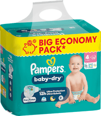 Windeln Baby Dry Gr. 4 (9-14 kg) Big Pack, 72 St
