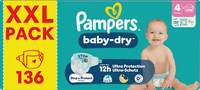 Windeln Baby Dry Gr. 4 (9-14 kg) XXL Pack, 136 St