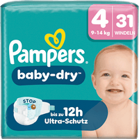 Windeln Baby Dry Gr. 4 (9-14 kg), 31 St