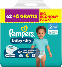 Windeln baby-dry Gr. 5 (11-16 kg) Big Economy Pack, 68 St