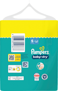 Windeln Baby Dry Gr. 5 (11-16 kg) Big Pack, 62 St