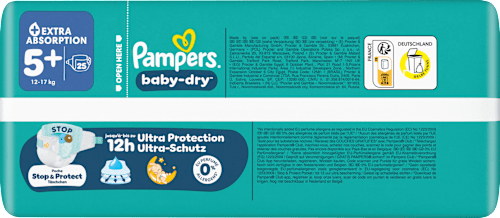Windeln Baby Dry Gr. 5+ (12-17 kg), 25 St