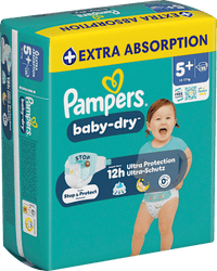 Windeln Baby Dry Gr. 5+ (12-17 kg), 25 St
