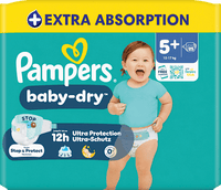Windeln Baby Dry Gr. 5+ (12-17 kg), 25 St