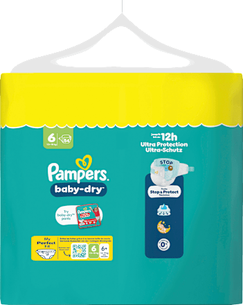Windeln Baby Dry Gr. 6 XL (13-18 kg) Big Pack, 54 St