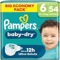 Windeln Baby Dry Gr. 6 XL (13-18 kg) Big Pack, 54 St