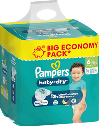 Windeln Baby Dry Gr. 6 XL (13-18 kg) Big Pack, 54 St