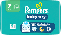Windeln Baby Dry Gr. 7 XL (15+ kg), 21 St