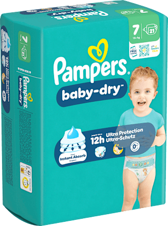 Windeln Baby Dry Gr. 7 XL (15+ kg), 21 St