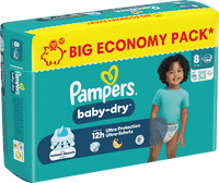 Windeln Baby Dry Gr. 8 XL (17+ kg) Big Pack, 44 St