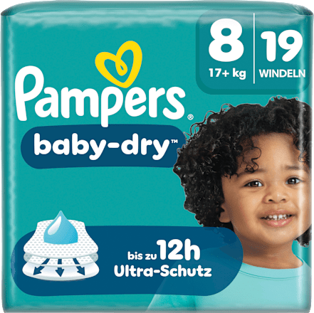 Windeln Baby Dry Gr. 8 XL (17+ kg), 19 St