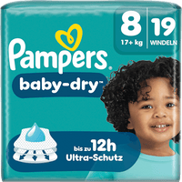 Windeln Baby Dry Gr. 8 XL (17+ kg), 19 St