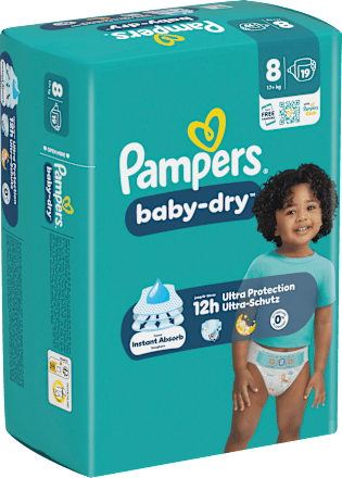Windeln Baby Dry Gr. 8 XL (17+ kg), 19 St