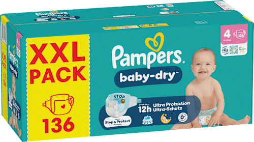 Windeln Gr. 4 (9-14 kg) XXL Pack, 136 St