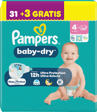 Windeln Gr. 4 (9-14 kg), 34 St