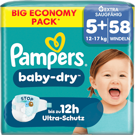 Windeln Gr. 5+ (12-17 kg) Big Pack, 58 St