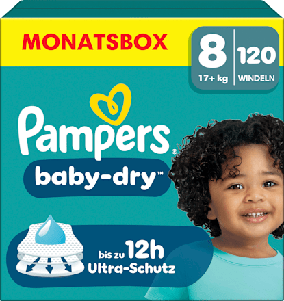 Windeln Gr. 8 Extra Large (17+ kg) Monatsbox, 120 St