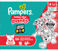 Babybroekjes Baby Dry Maat 4 Maxi (9-15 kg) Limited Edition Paw Patrol, maandelijkse doos, 180 stuks
