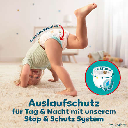 Babybroekjes Baby Dry Maat 4 Maxi (9-15 kg), maandelijkse doos, 180 stuks